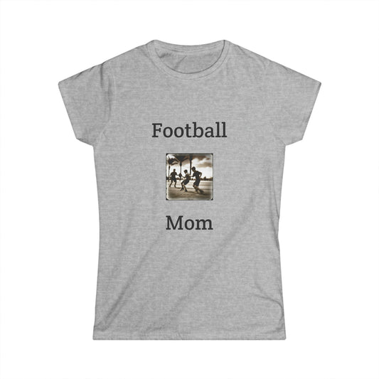 "Football Mom" Women's Softstyle Tee